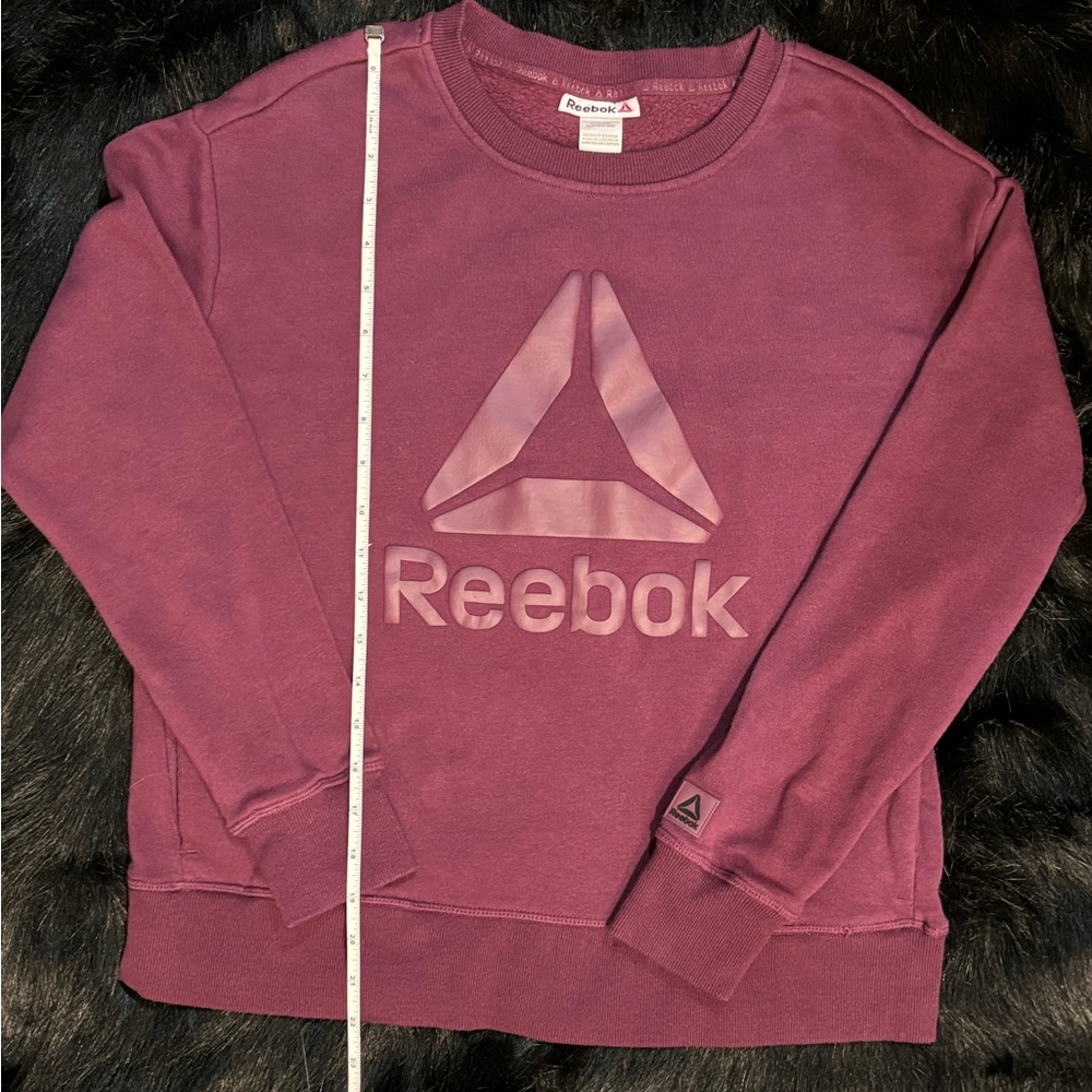 Reebok Burgundy Crewneck Sweatsuit